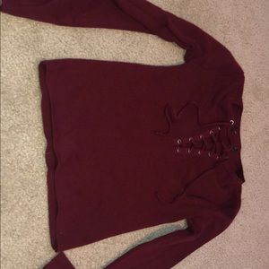 Maroon sweater